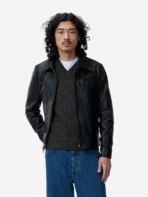 3sixteen x Schott Drivers Jacket Wearing View